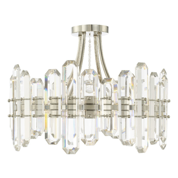 Bolton Semi-Flush Mount Ceiling Light by Crystorama