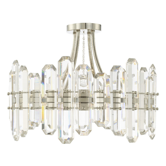 Bolton Semi-Flush Mount Ceiling Light by Crystorama