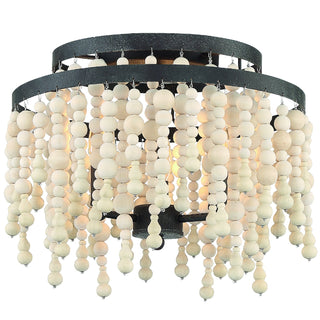 Poppy Outdoor (Damp) Flush Mount Ceiling Light by Crystorama