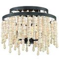Poppy Outdoor (Damp) Semi-Flush Mount Ceiling Light by Crystorama