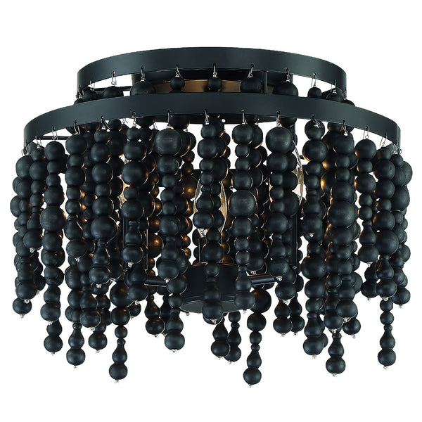 Poppy Outdoor (Damp) Flush Mount Ceiling Light by Crystorama