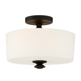 Travis Outdoor (Damp) Semi-Flush Mount Ceiling Light by Crystorama