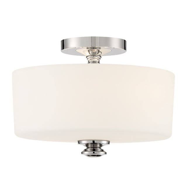 Travis Outdoor (Damp) Semi-Flush Mount Ceiling Light by Crystorama