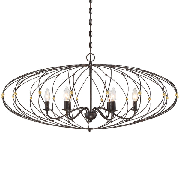 Zucca Chandelier by Crystorama