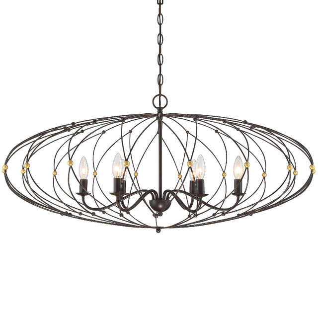 Zucca Chandelier by Crystorama