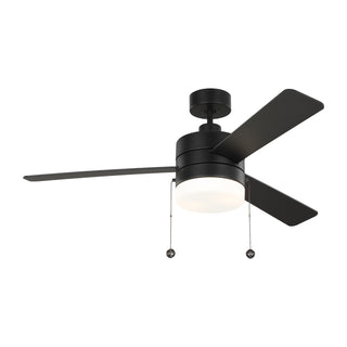 Buy midnight-black-finish-with-midnight-black-blades 3-Blades Syrus Generation Lighting by Generation Lighting