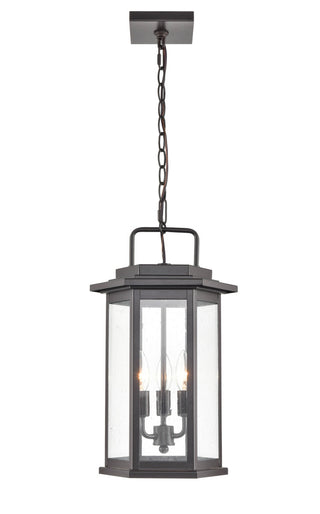 Buy powder-coated-bronze-with-clear-seeded-glass Ellis Outdoor (Wet) Lantern by Millennium