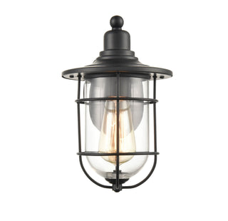 Buy powder-coated-black-with-clear-glass Outdoor (Wet) Wall Lanterns by Millennium