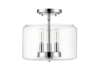 Buy chrome Asheville Flush Mount Ceiling Light by Millennium