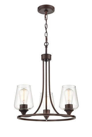 Buy rubbed-bronze Ashford Chandelier by Millennium