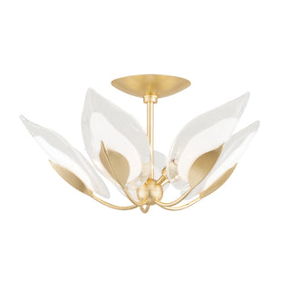 Blossom Outdoor (Damp) Semi-Flush Mount Ceiling Light by Hudson Valley