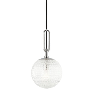 Buy polished-nickel Jewett Outdoor (Damp) Pendant by Hudson Valley