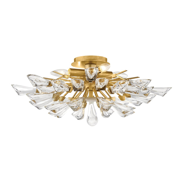 Tulip Outdoor (Damp) Semi-Flush Mount Ceiling Light by Hudson Valley