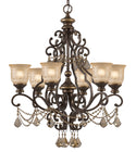 Norwalk Outdoor (Damp) Chandelier by Crystorama
