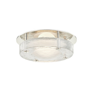 Buy polished-nickel Heath Outdoor (Damp) Flush Mount Ceiling Light by Hudson Valley