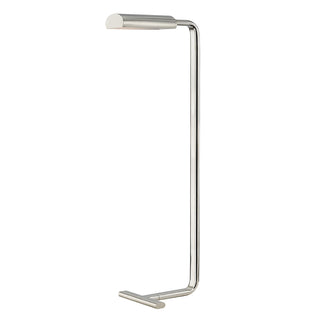 Buy polished-nickel-with-polished-nickel-glass Renwick Outdoor (Damp) Floor Lamp by Hudson Valley