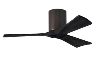 Buy textured-bronze-finish-with-matte-black-blades Irene-H Hugger Ceiling Fan by Matthews Fan Company