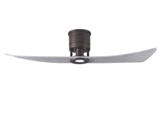 Buy textured-bronze-finish-with-barn-wood-tone-blades 2-Blades Lindsay Hugger Ceiling Fan by Matthews Fan Company