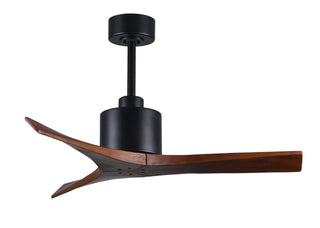 Buy matte-black-finish-with-walnut-tone-blades Mollywood Ceiling Fan by Matthews Fan Company
