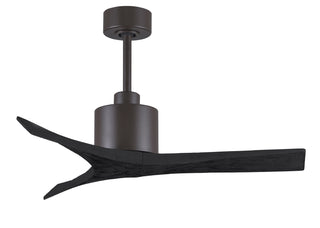 Buy textured-bronze-finish-with-matte-black-blades Mollywood Ceiling Fan by Matthews Fan Company
