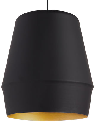 Buy black-gold-with-aluminum-glass Allea Outdoor (Damp) Pendant by Visual Comfort Modern