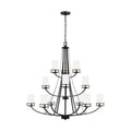 Robie Outdoor (Damp) Chandelier by Generation Lighting