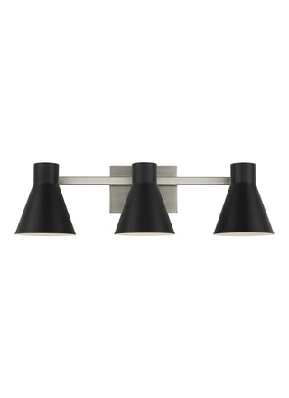 Buy brushed-nickel-with-black-glass Towner Vanity by Generation Lighting