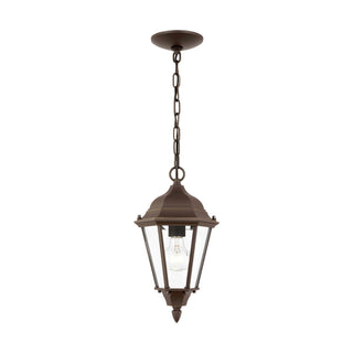 Buy antique-bronze-with-clear-beveled-glass Bakersville Outdoor (Damp) Hanging Lanterns by Generation Lighting
