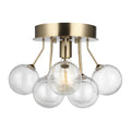 Bronzeville Outdoor (Damp) Semi-Flush Mount Ceiling Light by Visual Comfort Studio