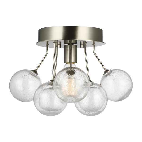 Bronzeville Outdoor (Damp) Semi-Flush Mount Ceiling Light by Visual Comfort Studio