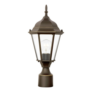 Generation Lighting - 82938-71 - One Light Outdoor Post Lantern - Bakersville - Antique Bronze from Lighting & Bulbs Unlimited in Charlotte, NC