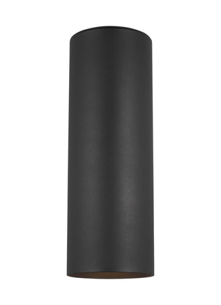 Buy black-with-tempered-glass-glass Outdoor Cylinders Outdoor (Wet) Wall Lantern by Visual Comfort Studio