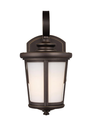 Buy antique-bronze-with-cased-opal-etched-glass Eddington Outdoor (Wet) Wall Lantern by Generation Lighting