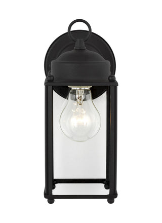 Buy black-with-clear-glass New Castle Outdoor (Wet) Wall Lantern by Generation Lighting