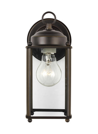 Buy antique-bronze-with-clear-glass New Castle Outdoor (Wet) Wall Lantern by Generation Lighting