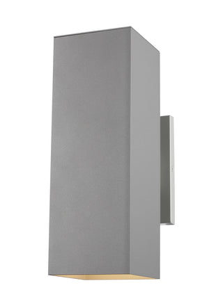 Buy painted-brushed-nickel-with-tempered-glass-glass Pohl Outdoor (Wet) Wall Lantern by Visual Comfort Studio