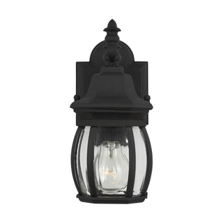 Buy black-with-clear-beveled-glass Wynfield Outdoor (Wet) Wall Lantern by Generation Lighting