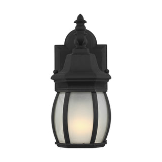 Buy black-with-frosted-glass Wynfield Outdoor (Wet) Wall Lantern by Generation Lighting