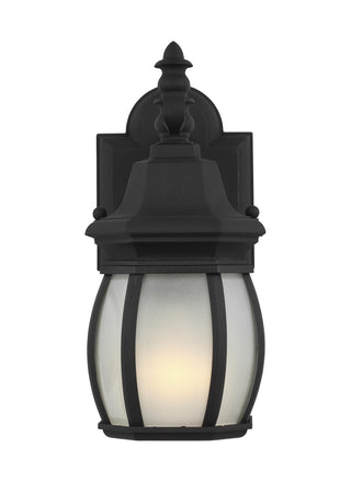 Buy black-with-frosted-glass Wynfield Outdoor (Wet) Wall Lantern by Generation Lighting