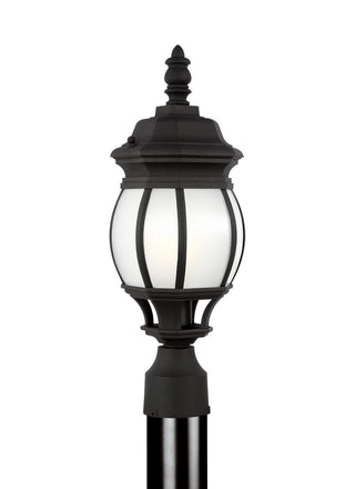Buy black-with-frosted-glass Wynfield Outdoor (Wet) Post Lantern by Generation Lighting