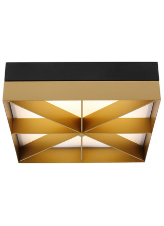 Loom Outdoor (Damp) Flush Mount Ceiling Light by Visual Comfort Modern