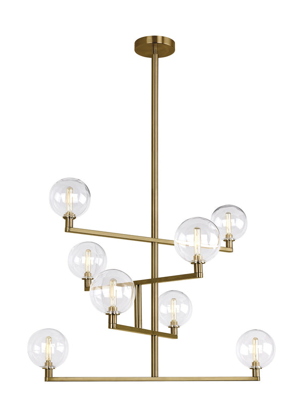 Gambit Outdoor (Damp) Chandelier by Visual Comfort Modern