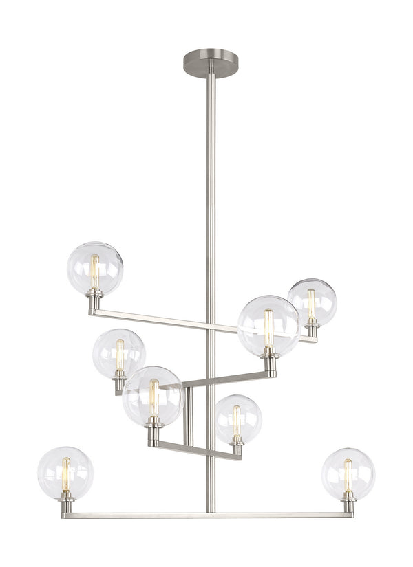 Gambit Outdoor (Damp) Chandelier by Visual Comfort Modern
