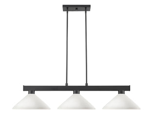 Buy matte-black-with-matte-opal-glass Cobalt Billiard by Z-Lite