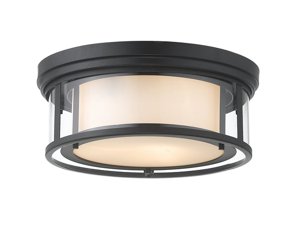 Willow Outdoor (Damp) Flush Mount Ceiling Light by Z-Lite