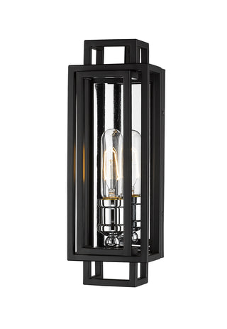 Buy black-chrome Titania Outdoor (Damp) Sconce by Z-Lite