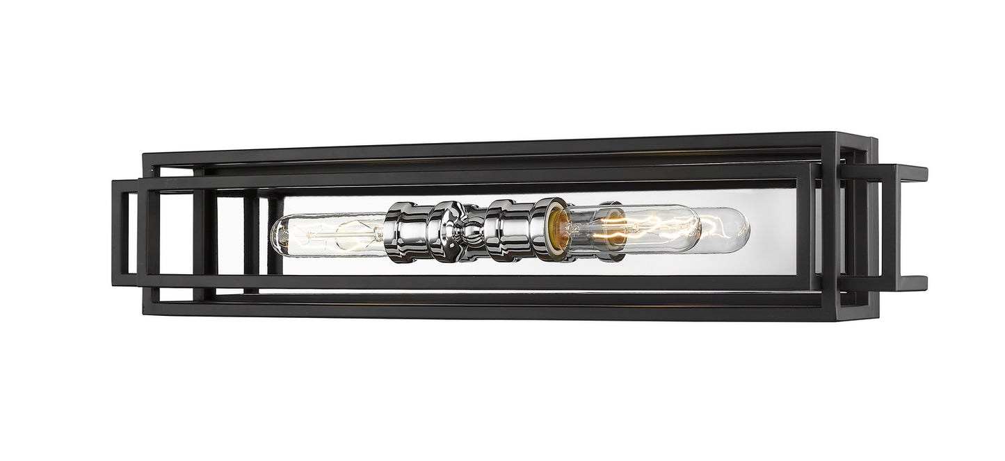 Z-Lite-454-2V-BK-CH|MAIN