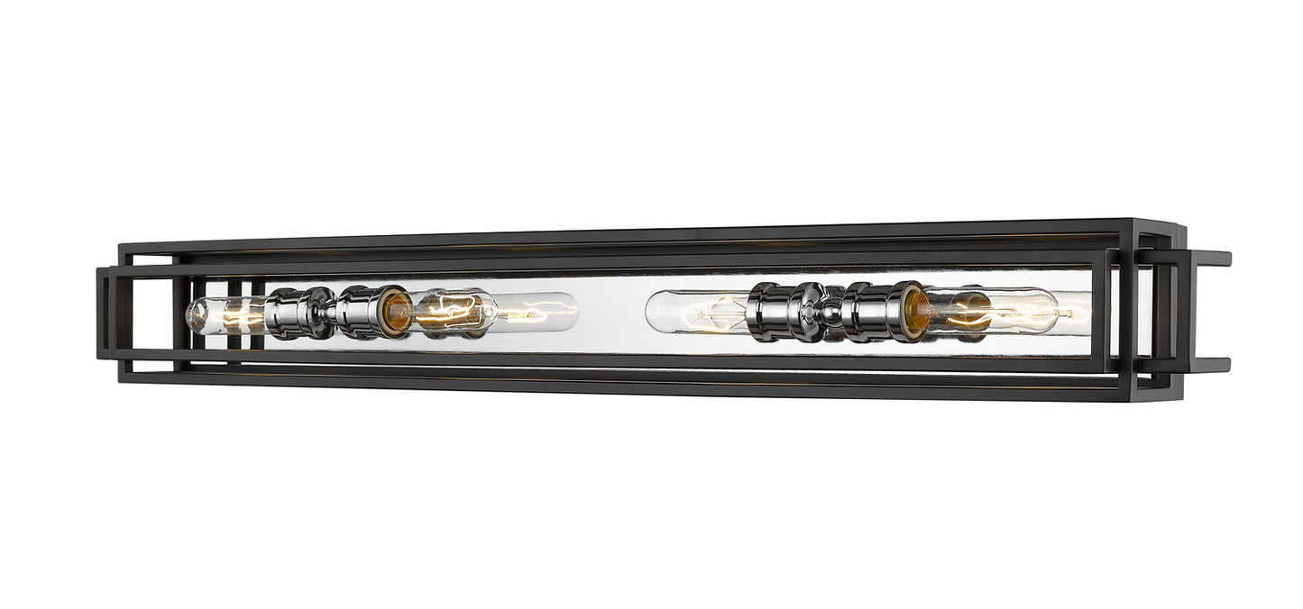 Z-Lite-454-4V-BK-CH|MAIN