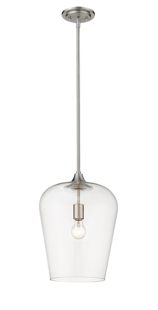 Buy brushed-nickel-with-clear-glass Joliet Pendant by Z-Lite