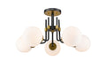 Parsons Outdoor (Damp) Semi-Flush Mount Ceiling Light by Z-Lite